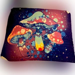 Mushrooms in Space Tapestry